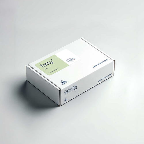 Box of fatty15 C15 supplement on light background.