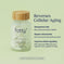 Fatty15's C15 supplement bottle promoting cellular aging reversal.