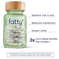 Fatty15's C15 supplement bottle with capsules.